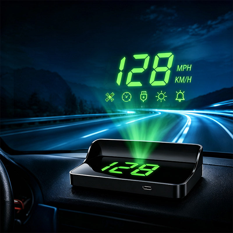 🔥🔥Head Up Display Car GPS Digital Speedometer