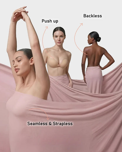 Push Up Sticky Bra Waterproof Reusable Travel Friendly