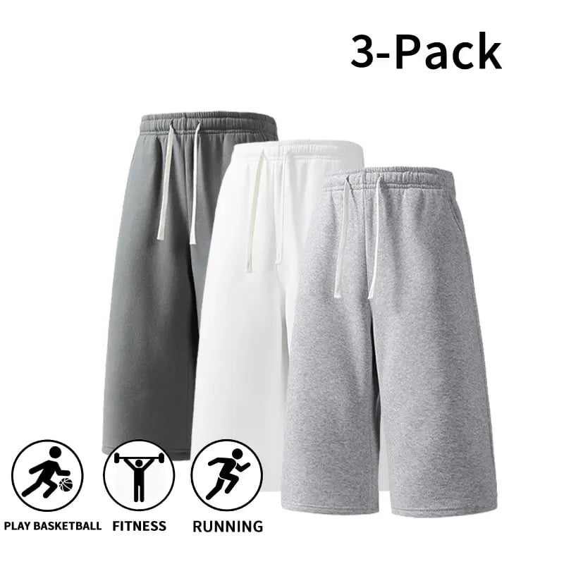 Men’s Athletic Sweat Shorts – Lightweight Drawstring Workout Shorts for Basketball, Running & Gym Training