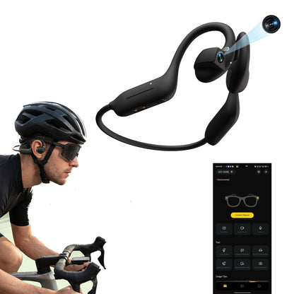 🏆 50K+ SOLD! 49% OFF🎧 8MP Smart Camera Open-Ear Headset – POV Video, Calls & AI Assistance 🎥⛺