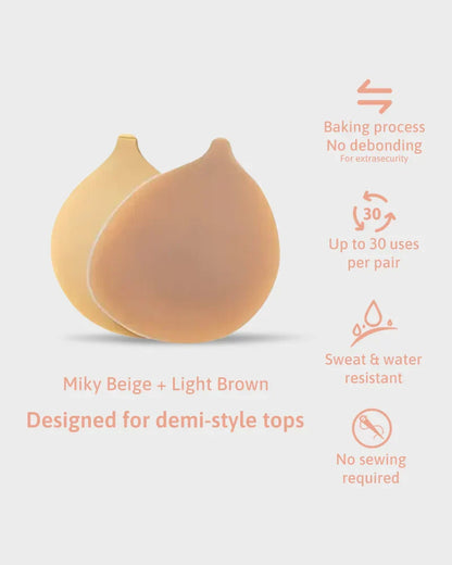 Push Up Sticky Bra Waterproof Reusable Travel Friendly