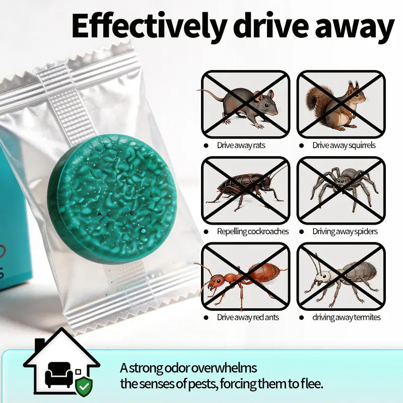 12-Pack Rodent Repellent Balls for Home Kitchen Effective Pest Control Solution