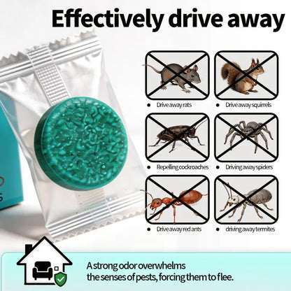 12-Pack Rodent Repellent Balls for Home Kitchen Effective Pest Control Solution