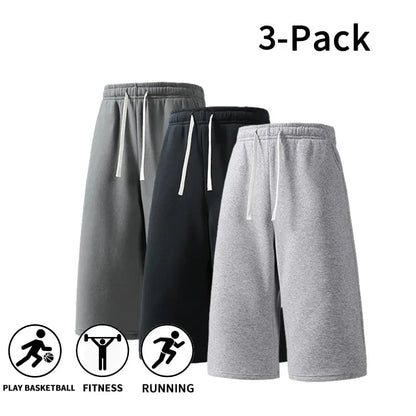 Men’s Athletic Sweat Shorts – Lightweight Drawstring Workout Shorts for Basketball, Running & Gym Training