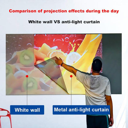 4K Metal Lightproof Foldable Portable Movie Screen (16:9)🎥✨