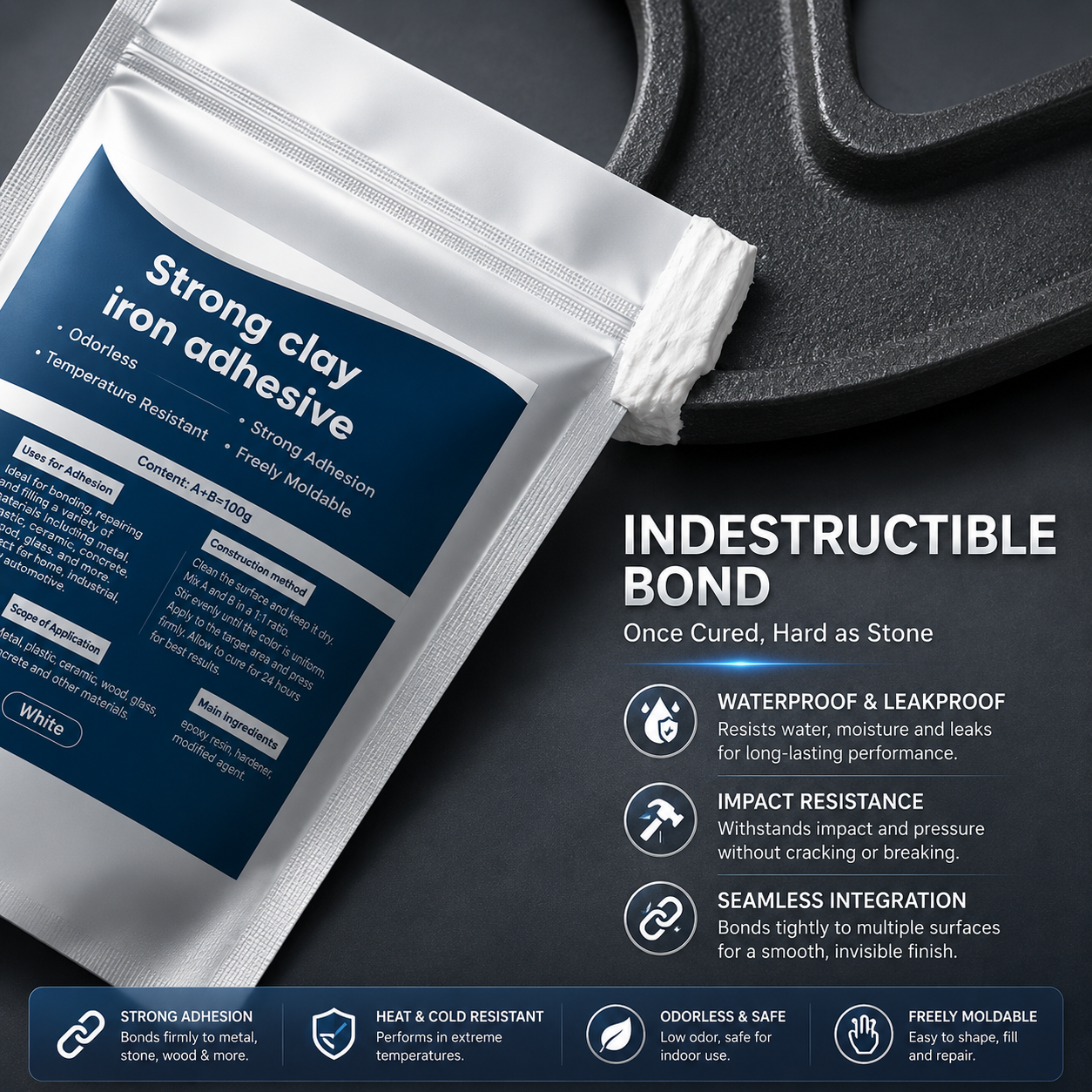 ⏰️Last Day Promotion🛠️High-Strength Multi-Purpose Repair Clay (100g Per Pack)