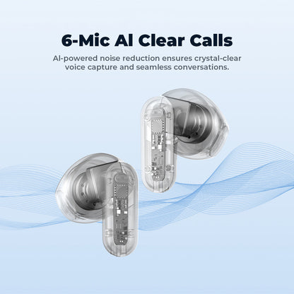 Bluetooth AI Translation Headphones - With LED Display Screen
