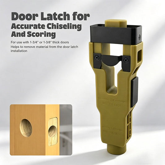 ✨⚡HOT SALE 49% OFF - 🛠️Door Latch Mortise Tool For Use With 1-3/4" or 1-3/8" Thick Door