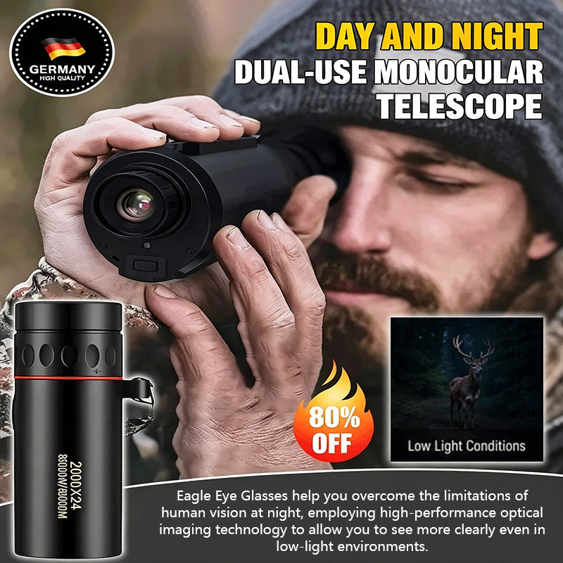 AI15 Day/Night Dual-Use Monoculars – 8000-meter detection range