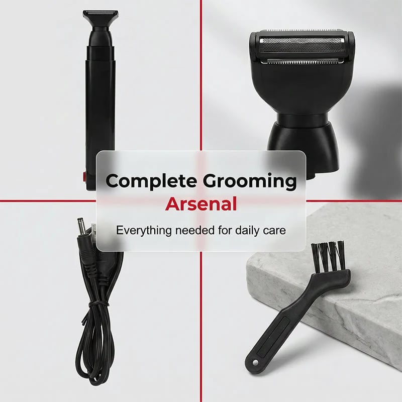 🥳2026 HOT SALE🥳💞50K+ SOLD!🪒💪 Reach-Anywhere Body Trimmer – Extendable handle, precision heads. Trim back, chest & legs yourself – no help needed! 🧔✨