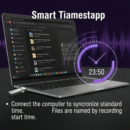 USB Flash Drive Voice Recorder 2-in-1