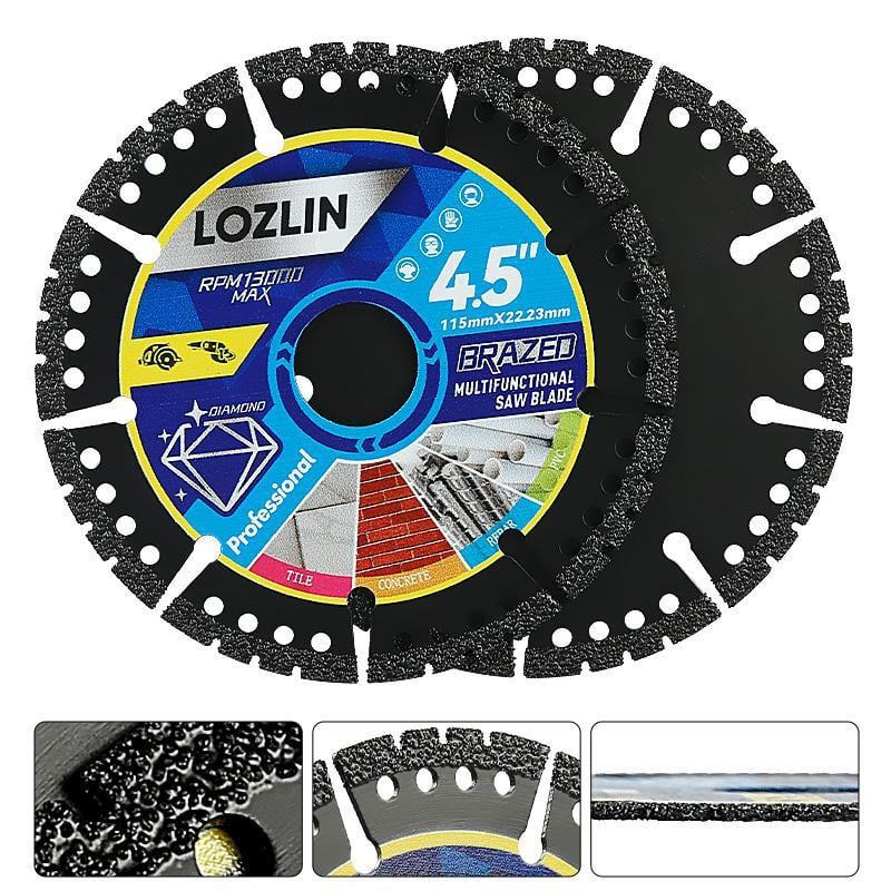🛠️ ✨ 4.5" Multi-Material Diamond Blade - Zero Compromise, Max Durability