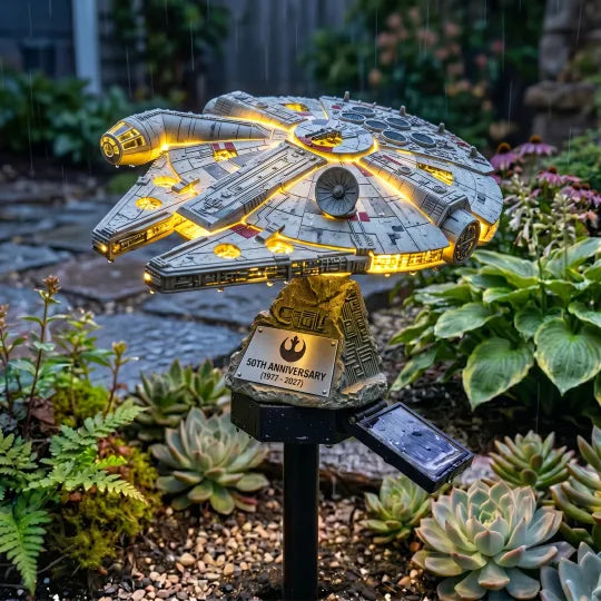 60th Anniversary Enterprise NCC-1701 Solar Garden Light