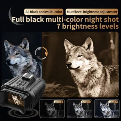4K Night Vision Monocular Camera – 28X Zoom HD Screen