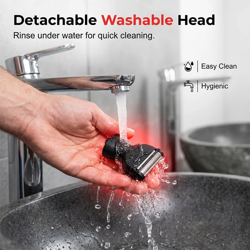 🥳2026 HOT SALE🥳💞50K+ SOLD!🪒💪 Reach-Anywhere Body Trimmer – Extendable handle, precision heads. Trim back, chest & legs yourself – no help needed! 🧔✨