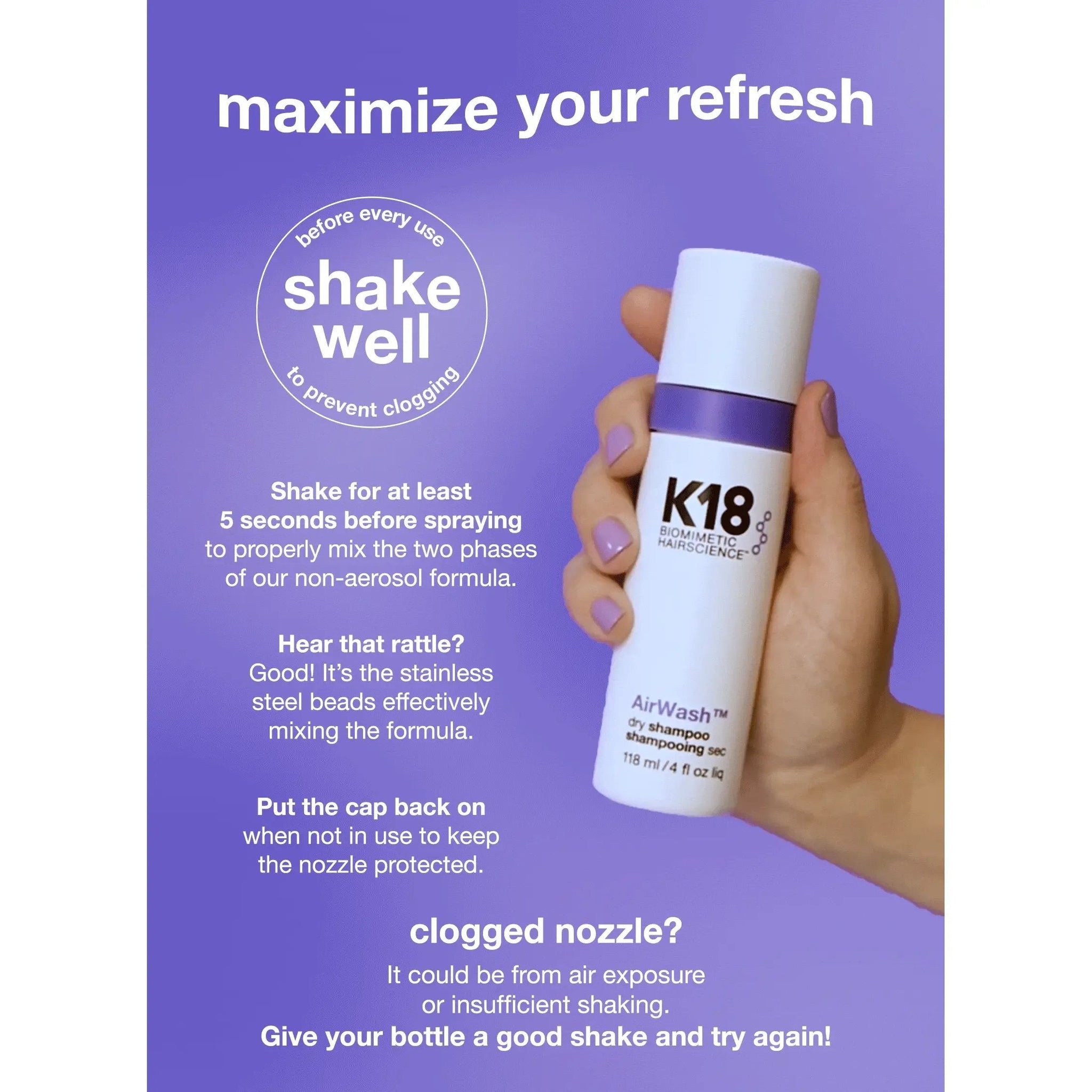 🏆1 Bestselling🏆Dry Shampoo - Revolutionary Dry Shampoo Reduces Oil + Odor—Weightlessly