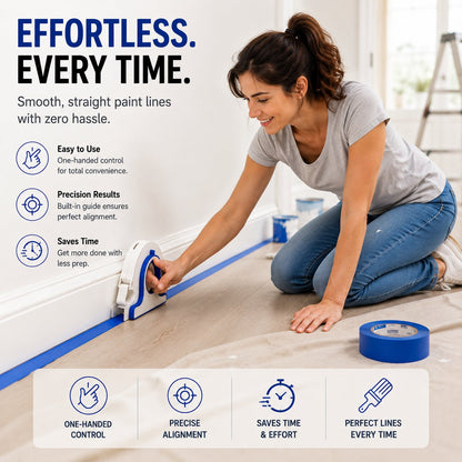 High-efficiency Painter Masking Tape Applicator