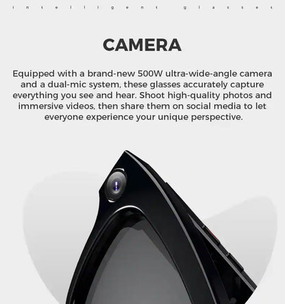 AI Vision Smart Glasses™— Display Smart, Camera, Music, Real-time Translation and AI Assistant