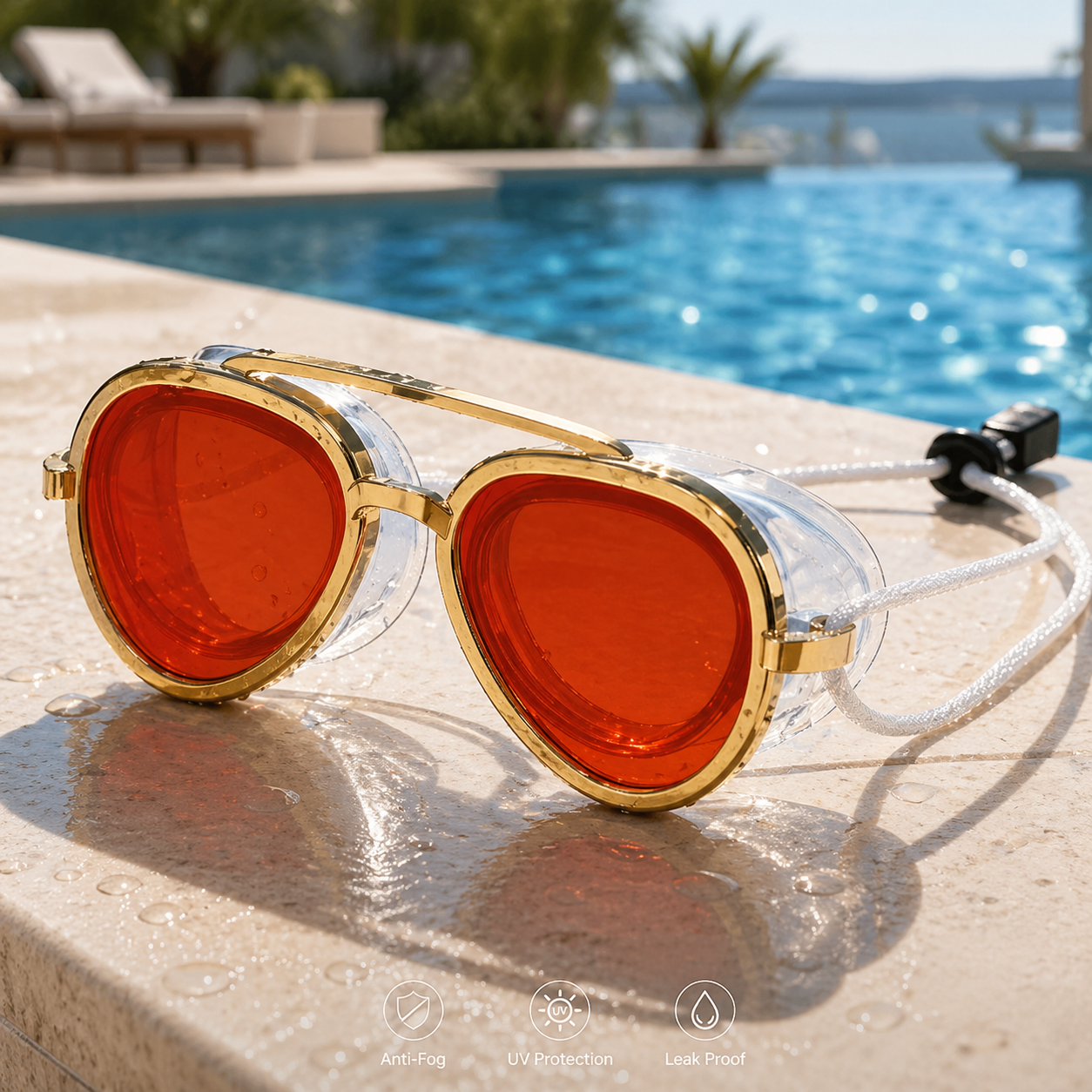 The "Sunglasses" Goggles: 180° Panoramic View & Crystal Clear Vision