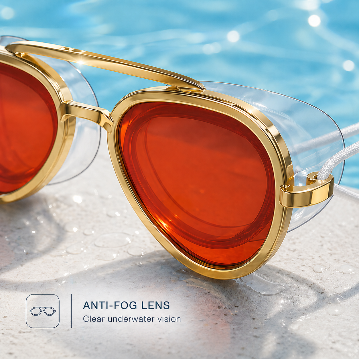 The "Sunglasses" Goggles: 180° Panoramic View & Crystal Clear Vision