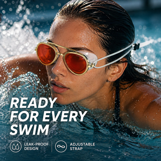 The "Sunglasses" Goggles: 180° Panoramic View & Crystal Clear Vision