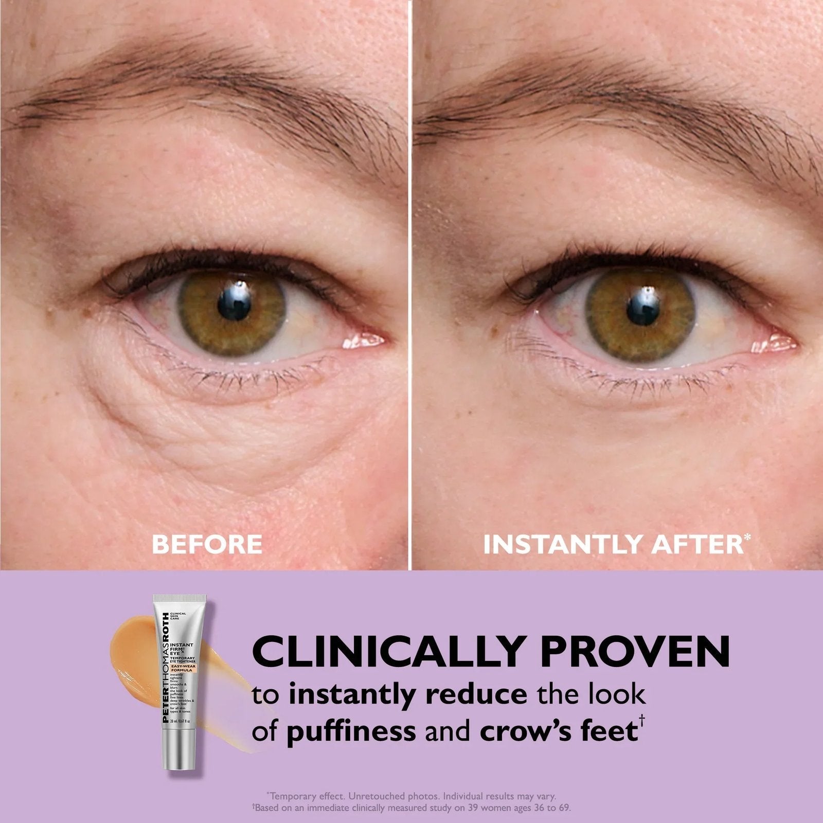 Instant Eye Tightener Primer – Firming Under Eye Serum with Hyaluronic Acid & Vitamin E