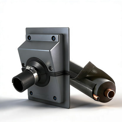 HVAC Wall Penetration & Line-Set Cover Kit – Retrofit Finish Solution