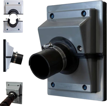 HVAC Wall Penetration & Line-Set Cover Kit – Retrofit Finish Solution