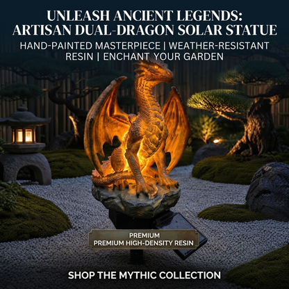 Dragon Legacy Golden Ember Edition Solar Garden Light🐉✨