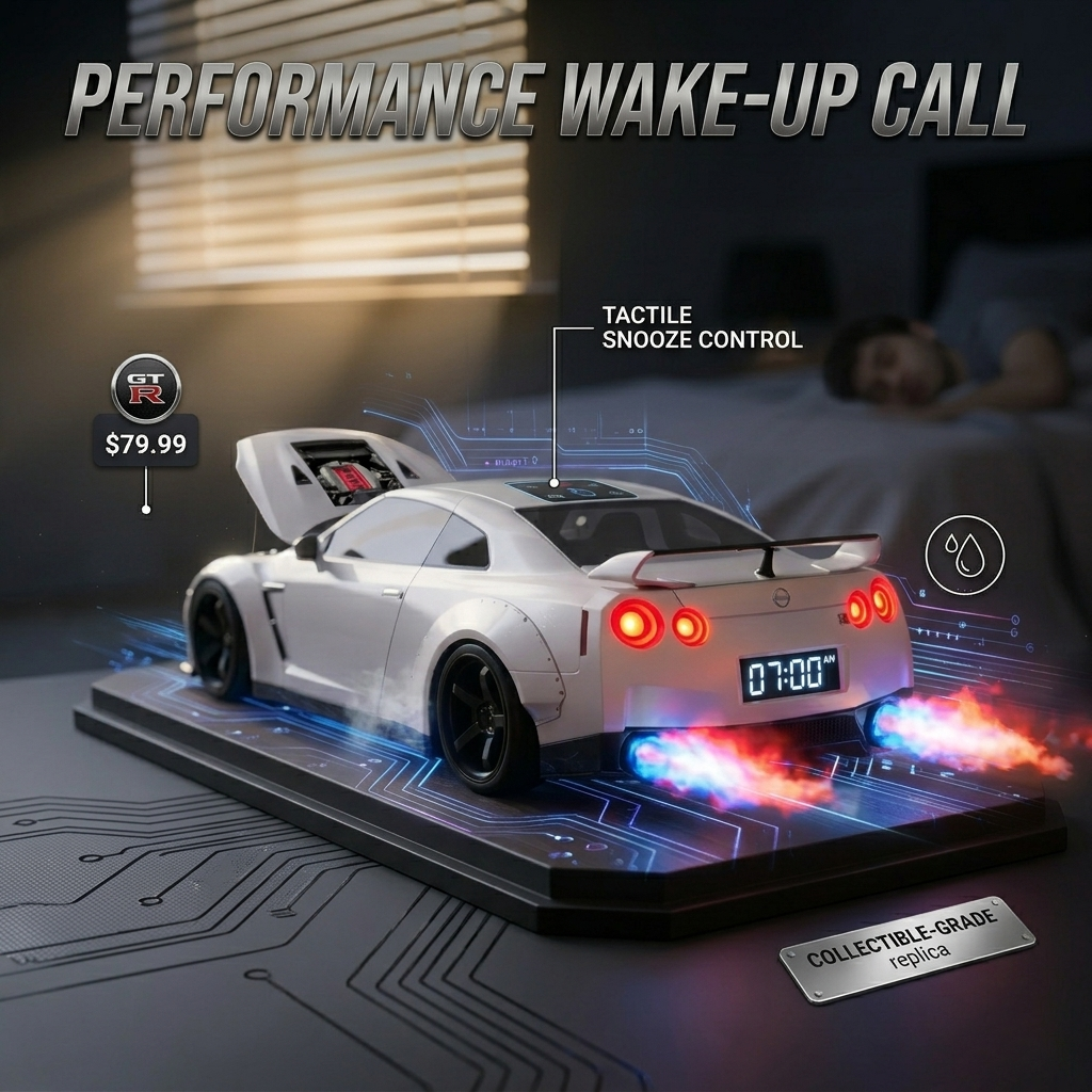 🏎️Hypercar Alarm Clock⏰Realistic Engine & Light Effects🔥