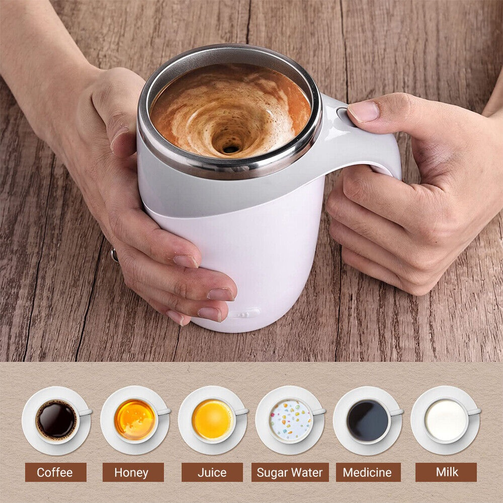 Self Stirring Mug – Rechargeable Magnetic Automatic Mixing Cup