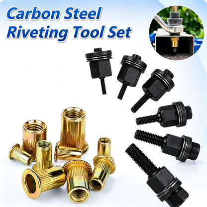 Professional Heavy-Duty Carbon Steel Rivet Nut Tool Set