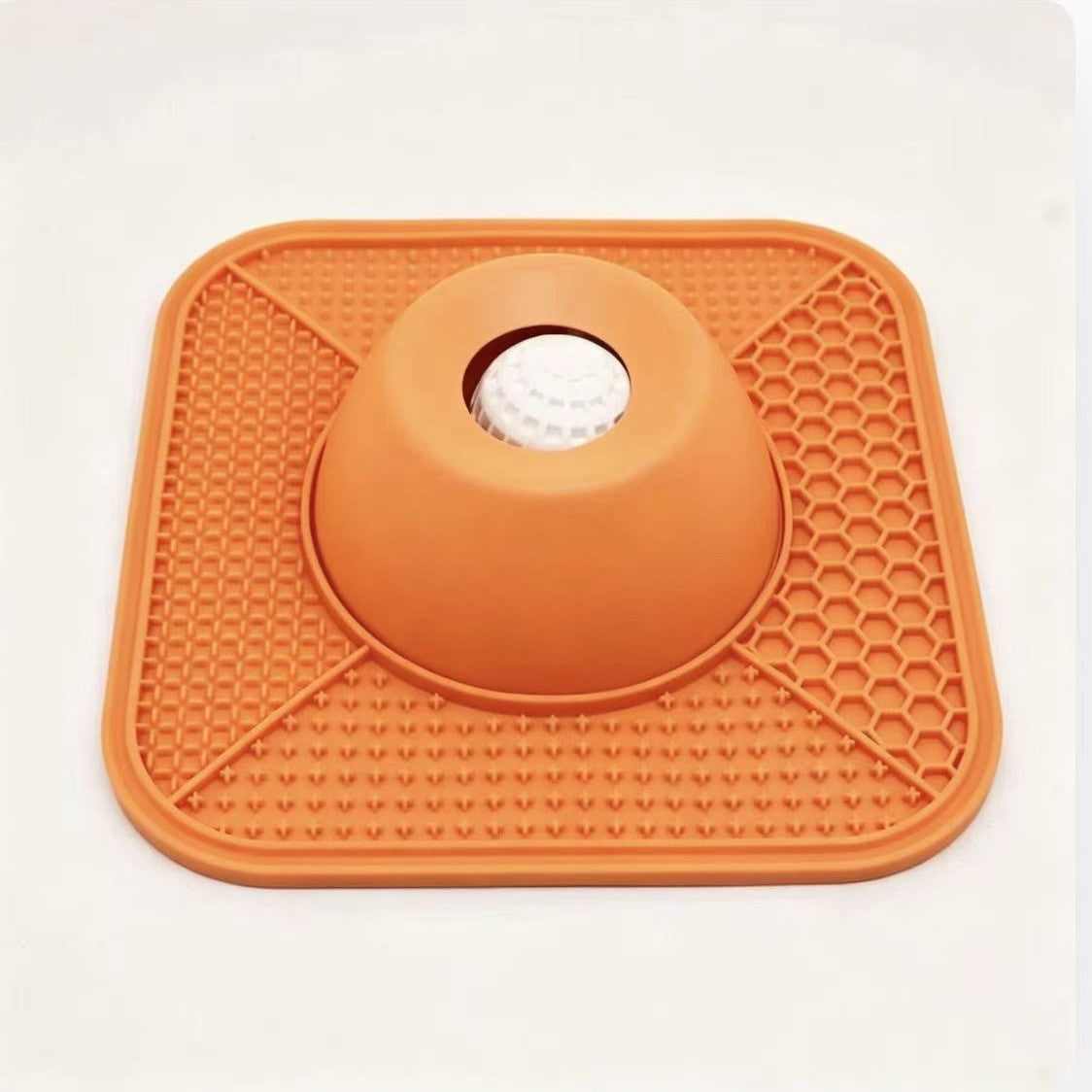 🐾 🥣 Anti-Slip Slow Feeder Lick Bowl with Built-in Ball – 3/4 Cup for Liquid Treats, Bone Broth & Yogurt – for All Dog Breeds