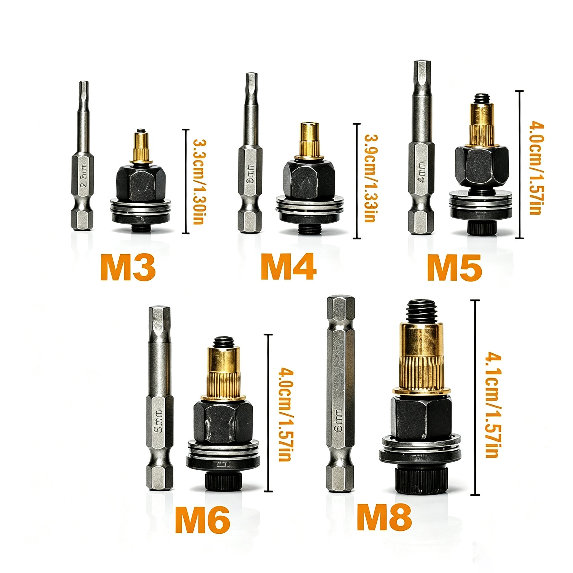Professional Heavy-Duty Carbon Steel Rivet Nut Tool Set