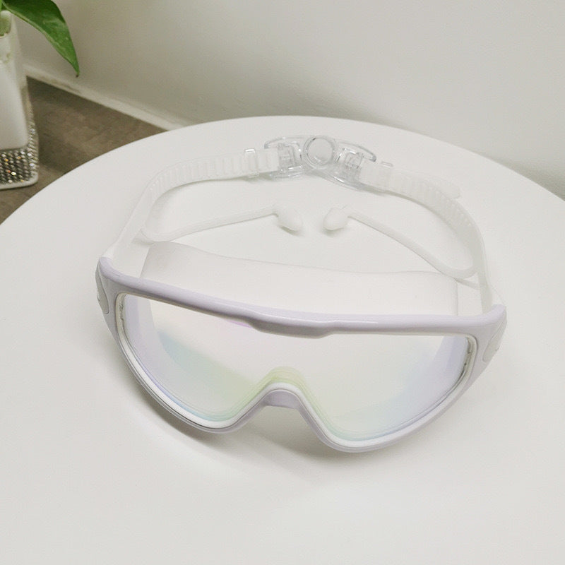 HD Wide-View Swim Goggles | Anti-Fog, UV Protection & Leak-Proof