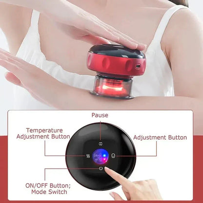 ⚡🔥✨Professional Body Relief Device – Smart Cupping Massager to Ease Soreness & Stiffness