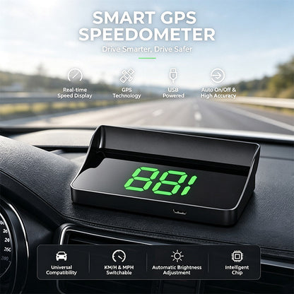 🔥🔥Head Up Display Car GPS Digital Speedometer