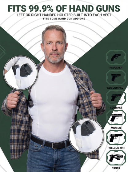 Ghost Tee-Concealed Carry Crew Neck Tee