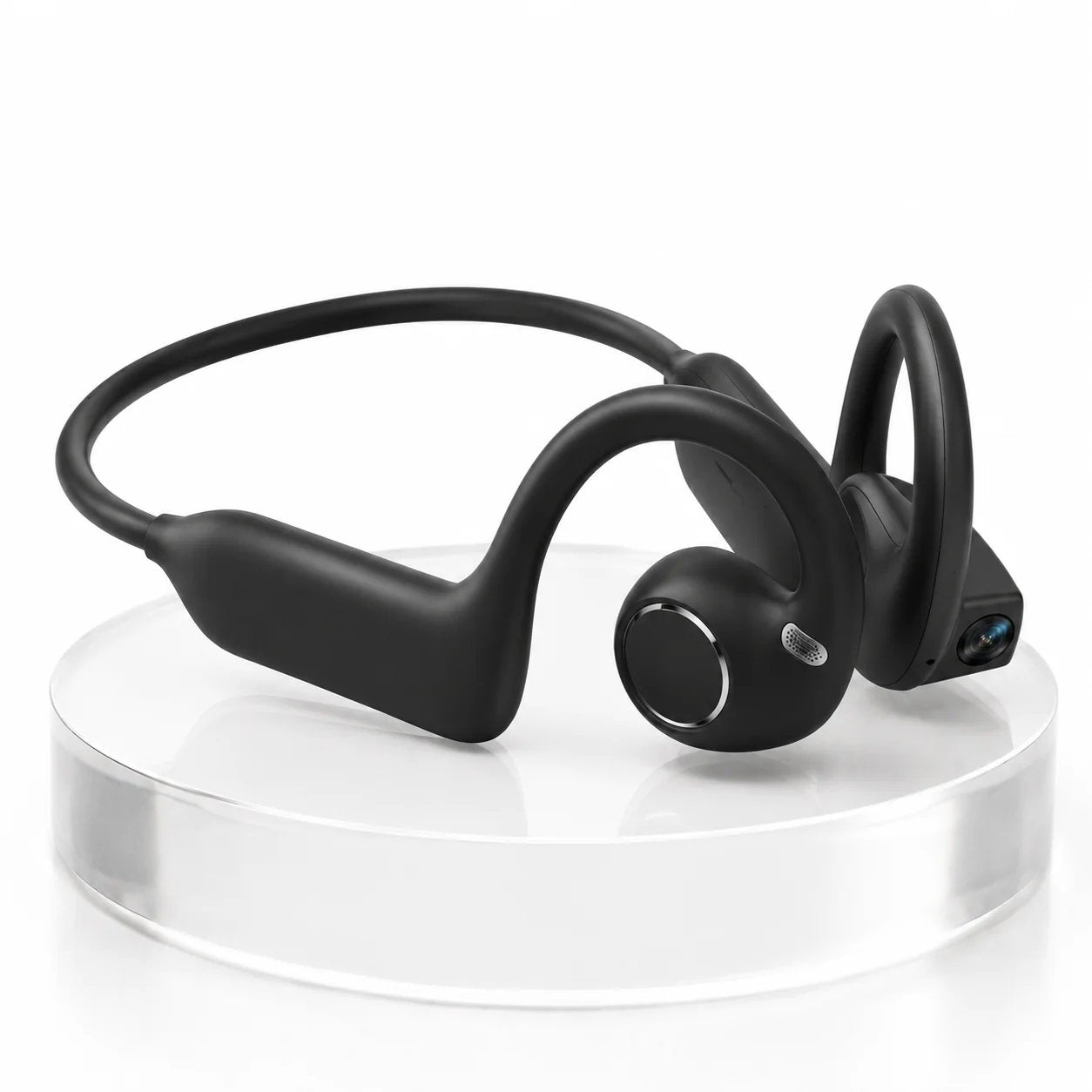 🏆 50K+ SOLD! 49% OFF🎧 8MP Smart Camera Open-Ear Headset – POV Video, Calls & AI Assistance 🎥⛺