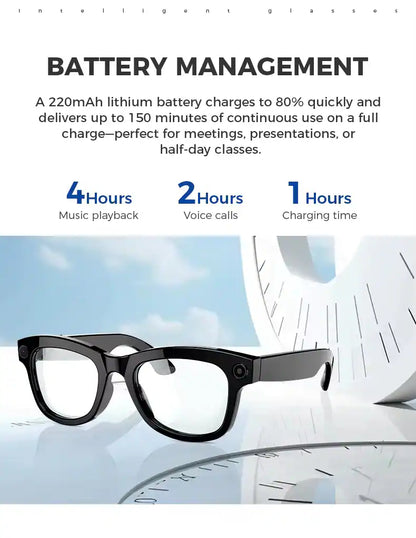 AI Vision Smart Glasses™— Display Smart, Camera, Music, Real-time Translation and AI Assistant