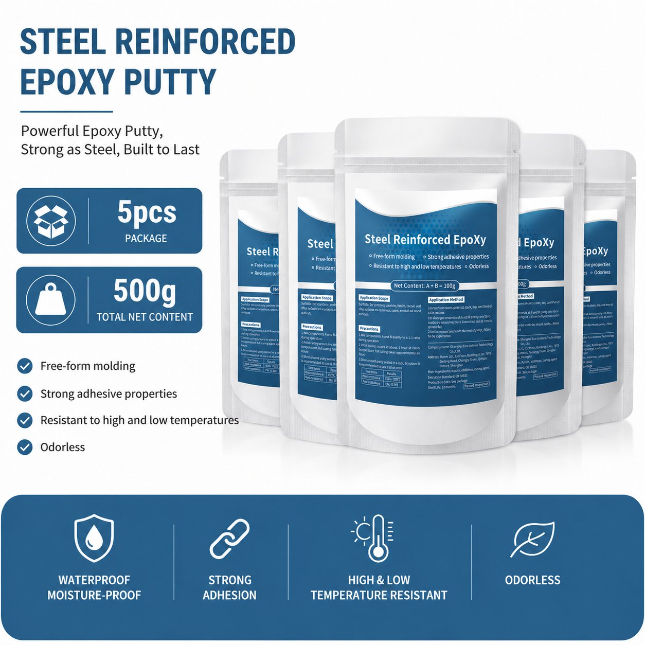 🔥🛠️ High-Strength Multi-Purpose Repair Clay