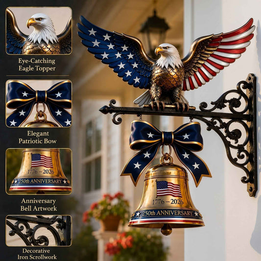 🔔 Ring in the Semiquincentennial: 1776-2026 "Spirit of Liberty" Eagle Bell