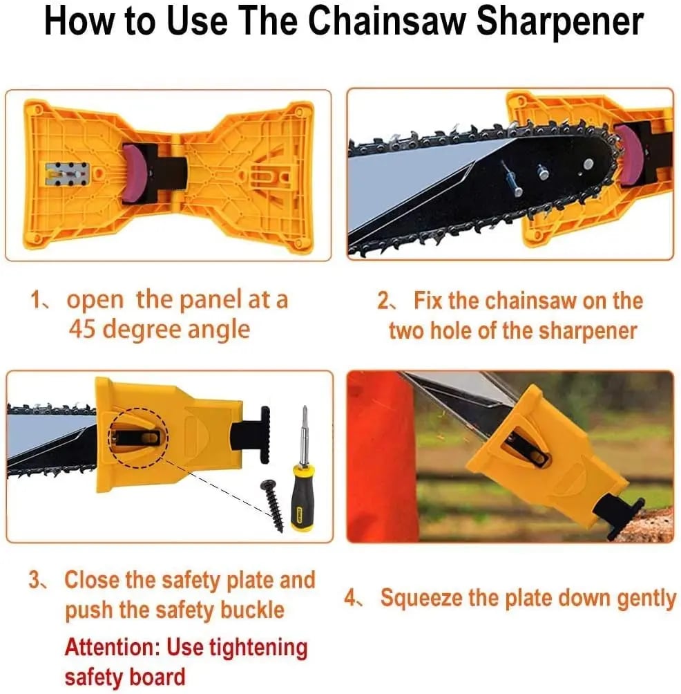 Portable Teeth Chainsaw Sharpener