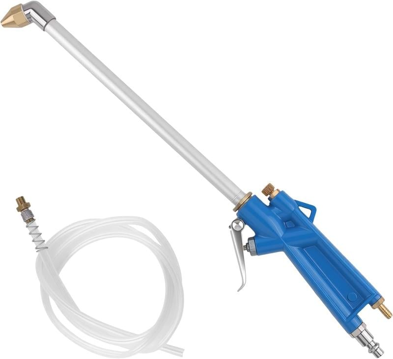 High-Pressure Pneumatic Air Blow Gun with Extended Nozzle for Engine & Mechanical Deep Cleaning
