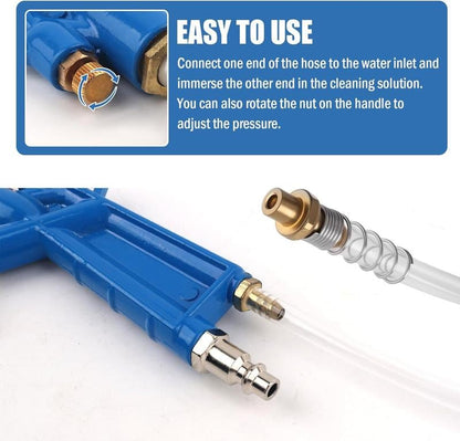 High-Pressure Pneumatic Air Blow Gun with Extended Nozzle for Engine & Mechanical Deep Cleaning