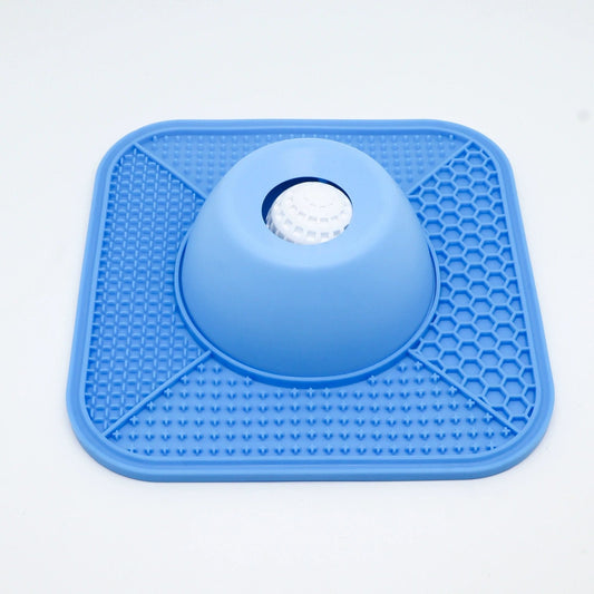 🐾 🥣 Anti-Slip Slow Feeder Lick Bowl with Built-in Ball – 3/4 Cup for Liquid Treats, Bone Broth & Yogurt – for All Dog Breeds
