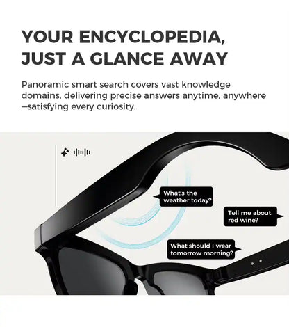 AI Vision Smart Glasses™— Display Smart, Camera, Music, Real-time Translation and AI Assistant