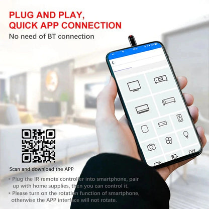 Mini Universal Phone IR Transmitter | All-in-One Smartphone Infrared Remote Blaster 📱📡