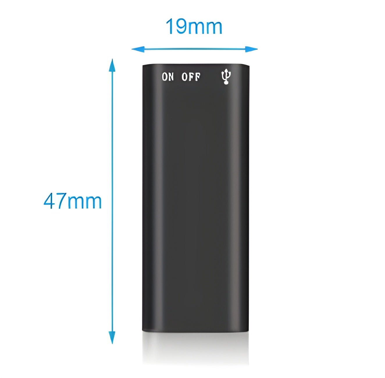 Secret Hidden Voice Recorder – Voice Activated, Smart Noise Reduction, Auto File Save