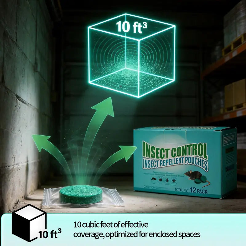 12-Pack Rodent Repellent Balls for Home Kitchen Effective Pest Control Solution